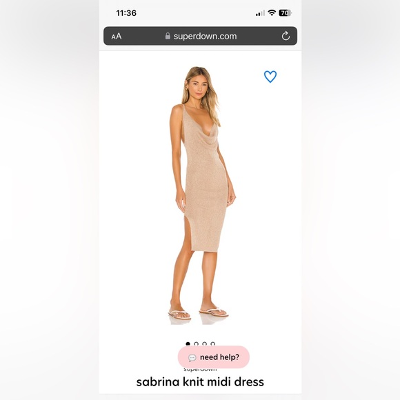 superdown
sabrina knit midi dress (brand new, size M) from Revolve - Picture 2 of 4